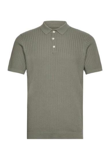 Cfkarl Structured Knit Polo Casual Friday Green
