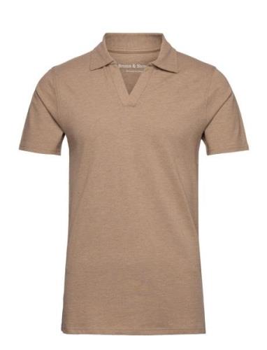 Bs Rinom Regular Fit Polo Shirt Bruun & Stengade Brown