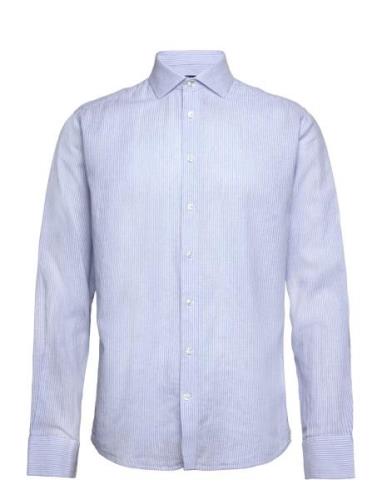 Bs Anthony Casual Modern Fit Shirt Bruun & Stengade Blue