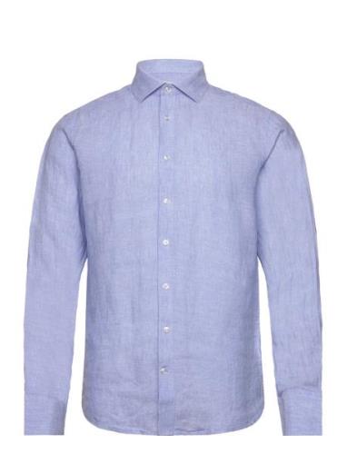 Bs Perth Casual Slim Fit Shirt Bruun & Stengade Blue