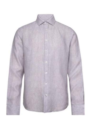 Bs Perth Casual Slim Fit Shirt Bruun & Stengade Grey