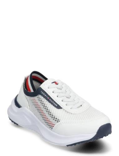 Stripes Low Cut Lace-Up Sneaker Tommy Hilfiger White