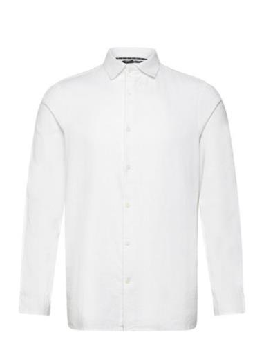Long Sleeve Linen Shirt French Connection White