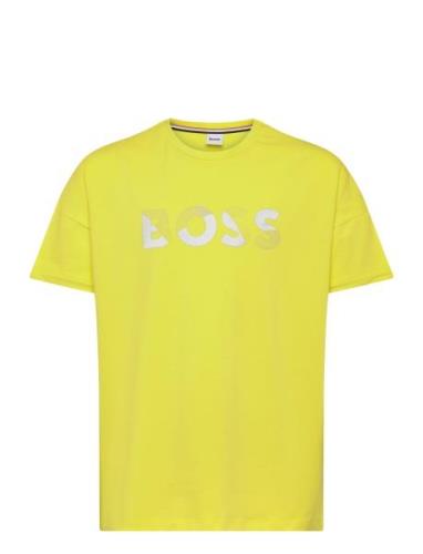 Short Sleeves Tee-Shirt BOSS Yellow