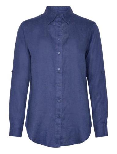 Linen Shirt Lauren Ralph Lauren Blue