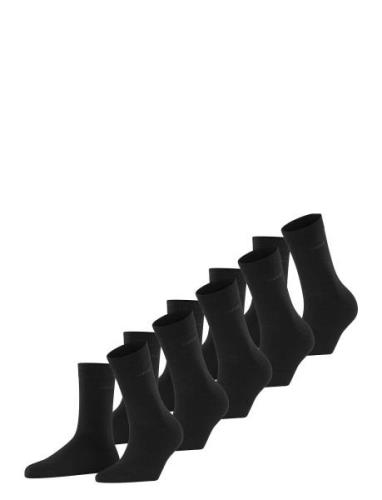 Solid So 5P Esprit Socks Black