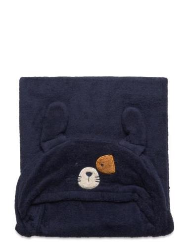 Hooded Bath Towel Pippi Blue