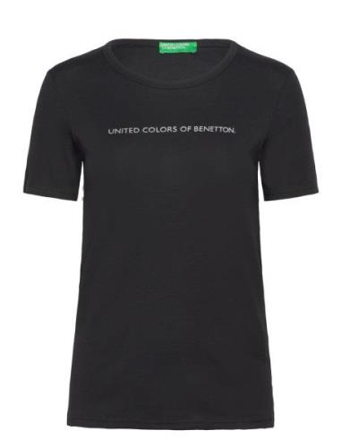 Short Sleeves T-Shirt United Colors Of Benetton Black