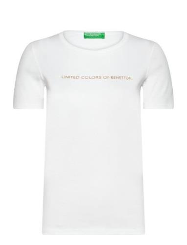 Short Sleeves T-Shirt United Colors Of Benetton White