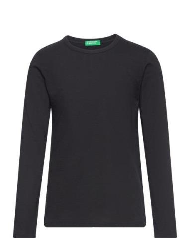 Long Sleeves T-Shirt United Colors Of Benetton Black