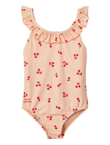 Kallie Printed Swimsuit Liewood Pink