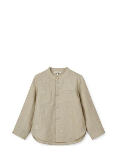 Flynn Linen Shirt Liewood Khaki