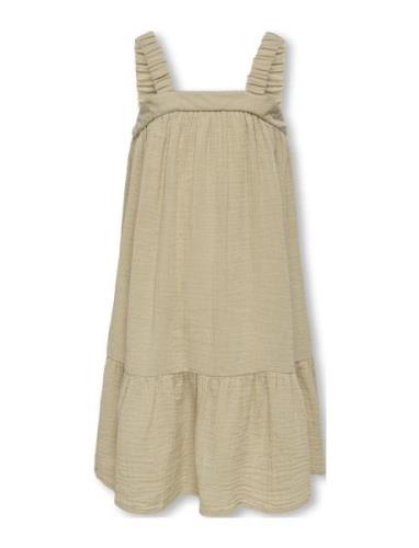 Kogthyra Mexicana S/L Dress Ptm Kids Only Beige