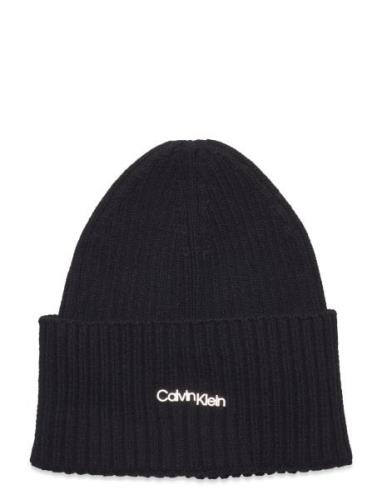 Ck Must Logo Beanie Calvin Klein Black