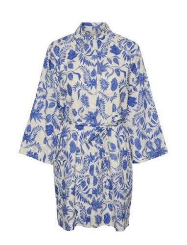 Yasbillie 3/4 Shirt Dress S. YAS Blue