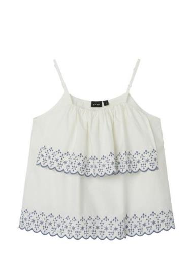 Nlfhyndi Strap Top LMTD White