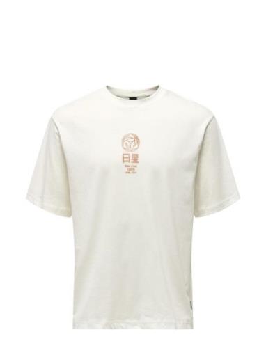 Onsmalik Life Rlx Ss Tee ONLY & SONS White