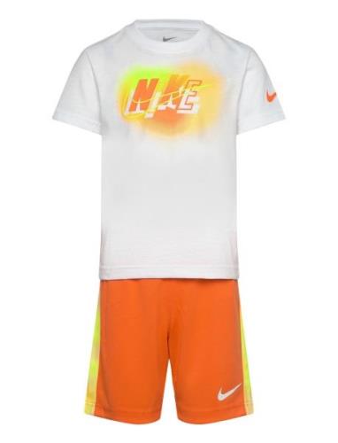 Nkb B Nk Hazy Rays Tee Short S Nike Orange