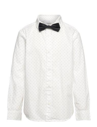 Shirt Poplin W Bow Lindex White