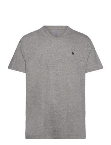 Classic Fit Jersey V-Neck T-Shirt Polo Ralph Lauren Grey