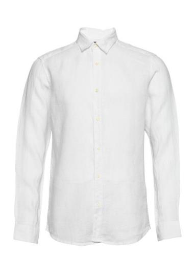 Onskarlo Ls Linen Shirt ONLY & SONS White