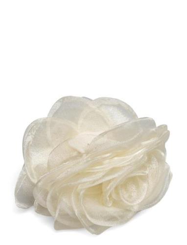 Orchia Flower Hair Claw Becksöndergaard White