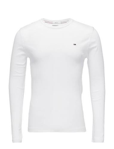 Tjm Original Rib Longsleeve Tee Tommy Jeans White