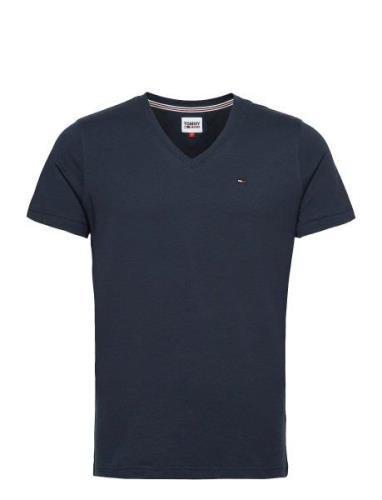 Tjm Original Jersey V Neck Tee Tommy Jeans Navy