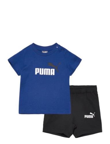 Minicats Tee & Shorts Set PUMA Blue
