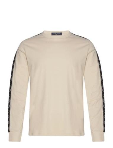 Taped Long Sleeve Tee Fred Perry Cream