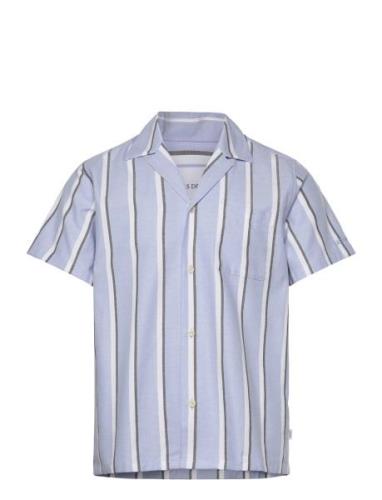 Lawson Stripe Ss Shirt Les Deux Blue