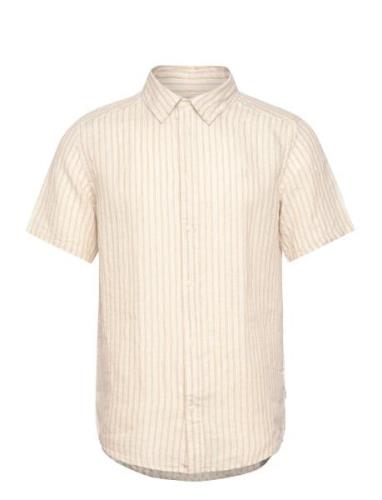 Kris Linen Ss Shirt Les Deux Cream