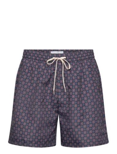 Stan Aop Swim Shorts 2.0 Les Deux Navy