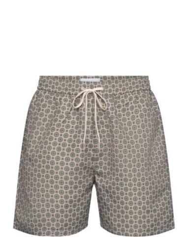 Stan Aop Swim Shorts 2.0 Les Deux Brown