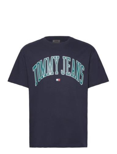 Tjm Reg Popcolor Varsity Tee Ext Tommy Jeans Navy