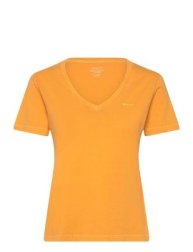 Reg Sunfaded Ss V-Neck T-Shirt GANT Orange