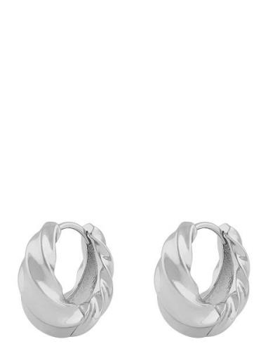 Lydia Big Twist Ring Ear SNÖ Of Sweden Silver