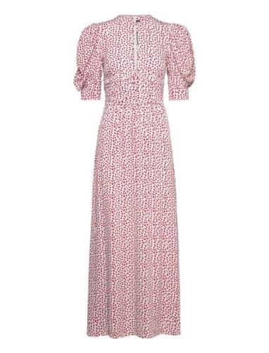 Printed Maxi Flowy Dress ROTATE Birger Christensen Red