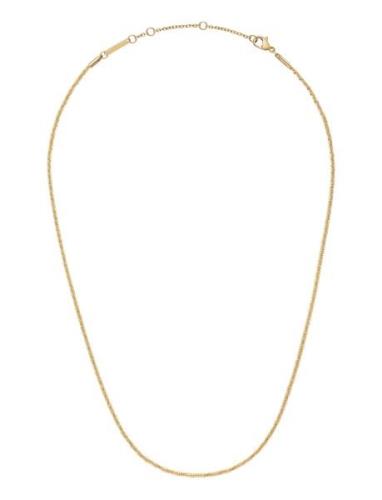 Elan Twisted Chain Necklace Short G Daniel Wellington Gold