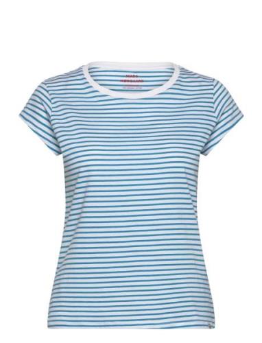 Organic Favorite Stripe Teasy Mads Nørgaard Blue