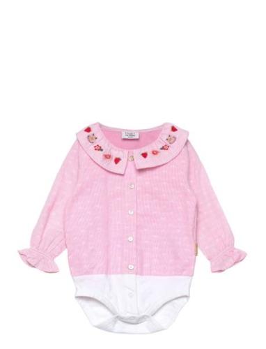 Bernadette - Shirt Bodysuit Hust & Claire Pink