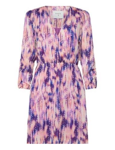 D6Navina Printed Mini Dress Dante6 Purple