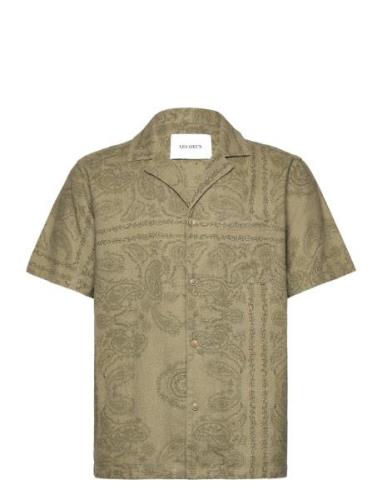 Lesley Paisley Ss Shirt Les Deux Green