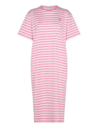 Tasaraita Over D Dress Marimekko Pink