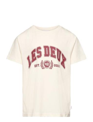 University T-Shirt Kids Les Deux Cream