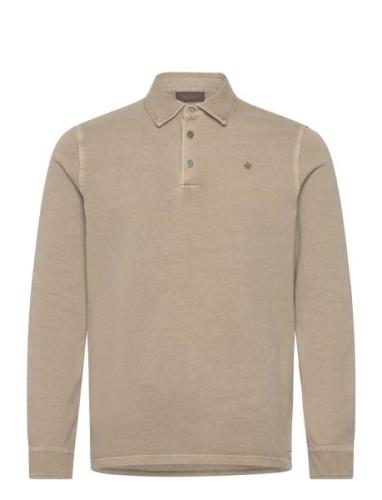 Walter Ls Polo Shirt Morris Beige