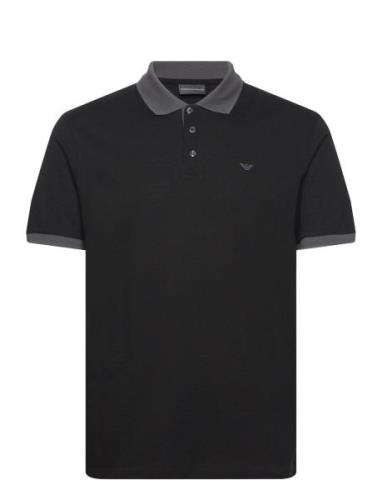 Polo Shirt Emporio Armani Black