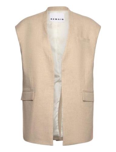 Over D Vest REMAIN Birger Christensen Beige