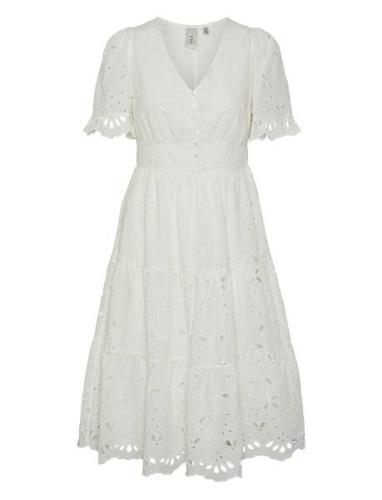 Yaskanikka 2/4 Midi Dress YAS White