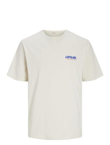 Jornoto Artsy Tee Ss Crew Neck Jack & J S Cream